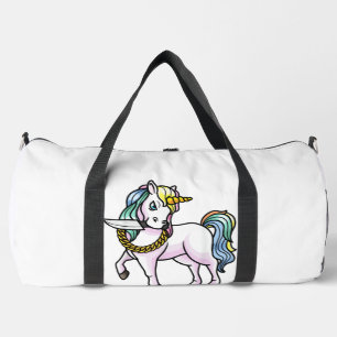 Sac De Sport T-Shirt Licorne Avec Couteau Filles Femmes