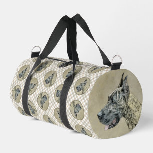 Sac De Sport Tableau Dogue allemand Bringé Art original pour an