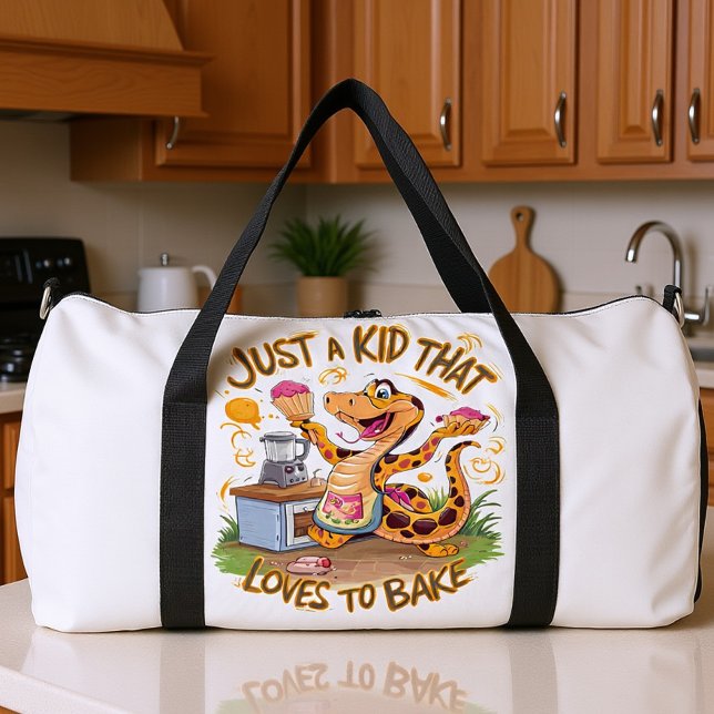 Sac De Sport Tee Fantaisiste Avec Serpent de Cuisson de Gâteaux (Créateur téléchargé)