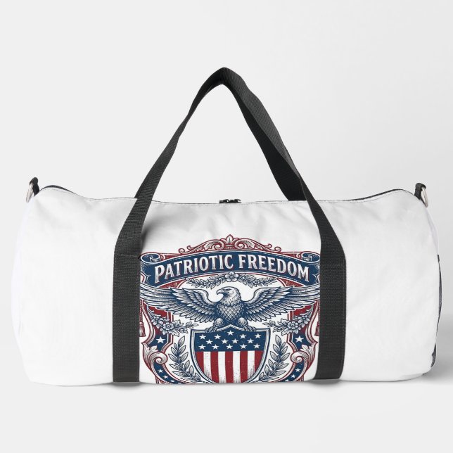 Sac De Sport Tee-shirt graphique vectoriel de style de drapeau  (Recto)