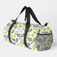 Tennis Balls Raquettes Motif INITIALES Sports Amus