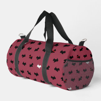Sac de sport Terrier Écossais Rouge