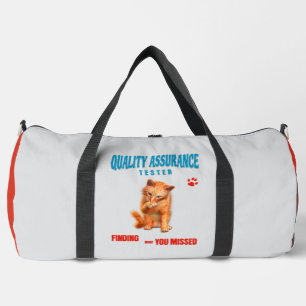Sac De Sport Testeur QA Humour de chat