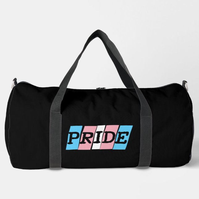 Sac De Sport Texte de fierté transgenre (Recto)