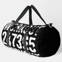 Texte usé et rayé Workout 247365 blanc