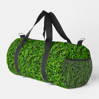 Sac De Sport Texture réaliste de l'herbe photo Funny vert brill