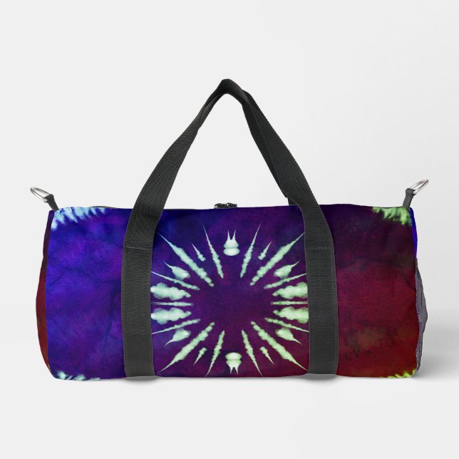 Sac De Sport Tie Dye Violet Petit (Recto)