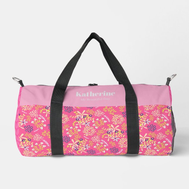 Sac De Sport Tiny Bouquet Fleurs Cerisier (Recto)