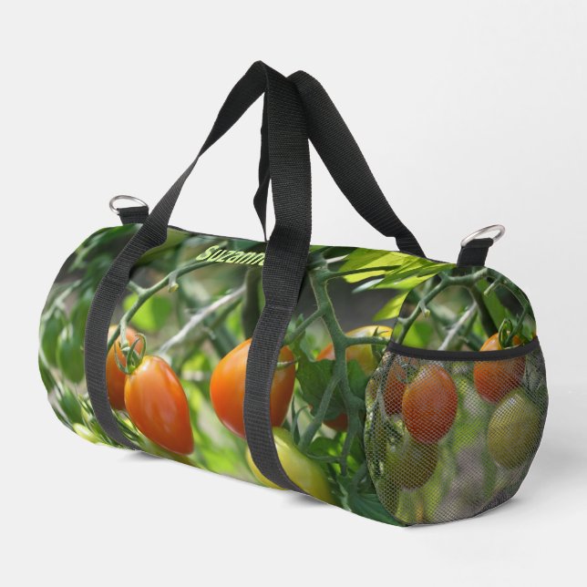 Sac De Sport Tomates cerises de jardin personnalisées (Coin droit)