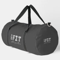 Tons Gris S'Adapter Fitness Logo Dumbell