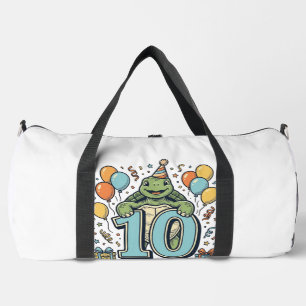 Sac De Sport Tortue mignonne 10e anniversaire conception de fêt