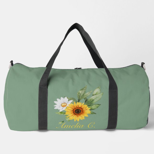 Sac De Sport Tournesol et marguerite (Recto)