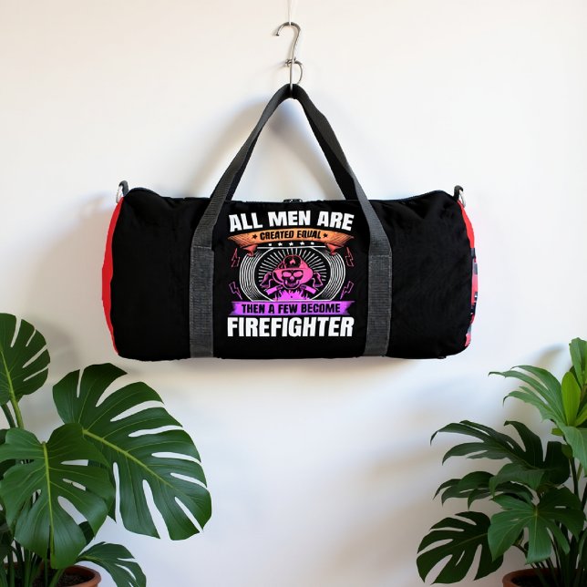 Sac De Sport Tous les hommes créés égaux pompier (Créateur téléchargé)