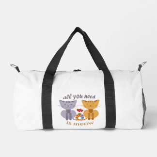 Sac De Sport Tout ce dont vous avez besoin est moi chats de la 