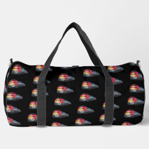Sac De Sport Train diesel pour ventilateur ferroviaire sur noir