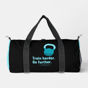 Sac De Sport Train Plus Fort Aller Plus Loin Bleu Électrique No