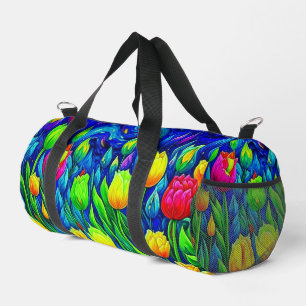 Sac De Sport Tulipes de style Van Gogh
