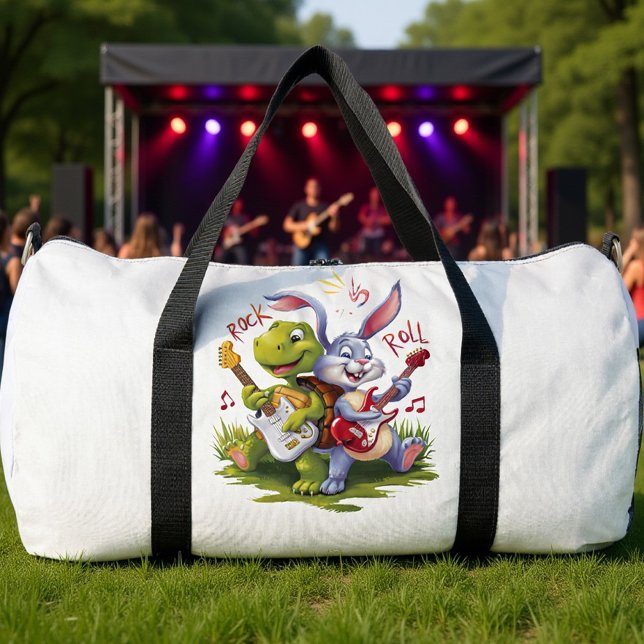 Sac De Sport Turtle And Rabbit Rock Duo (Créateur téléchargé)