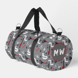 Sac De Sport Tuyaux de plomberie Outils Monogramme à motifs