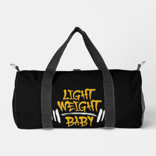 Sac De Sport Typographie drôle de gym pour bébé léger