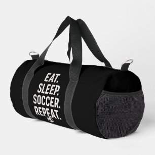 Sac De Sport Typographie noire élégante et audacieuse Fan de fo