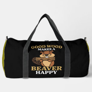 Sac De Sport Un bon bois rend un castor heureux