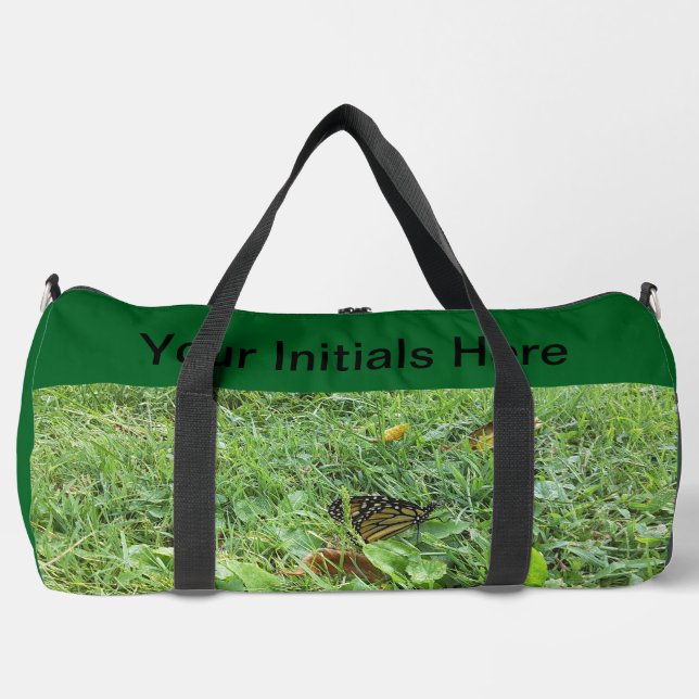 Sac De Sport Un papillon monarque, Imprimer, Couper, Coudre, Sa (Recto)