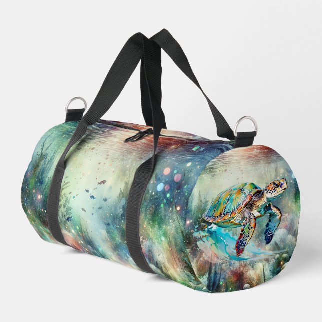 Sac de sport Under the Sea Ocean Small Duffel (Coin gauche)