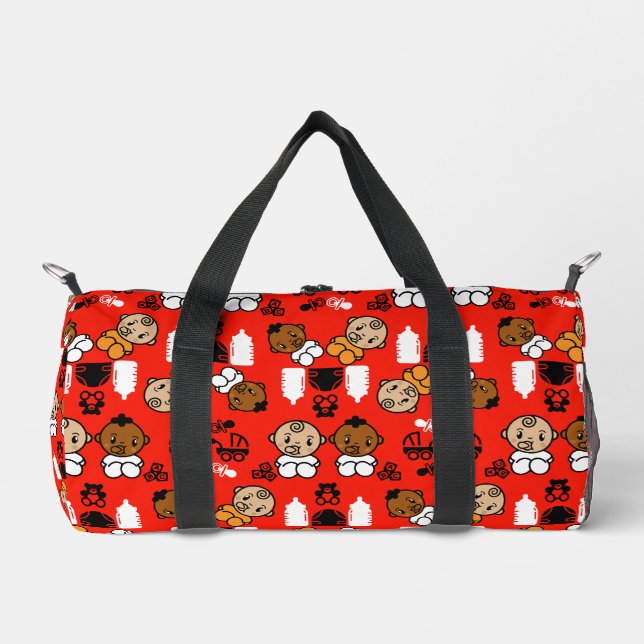 Sac De Sport Unique Orange Nouveau Cadeau bébé (Recto)