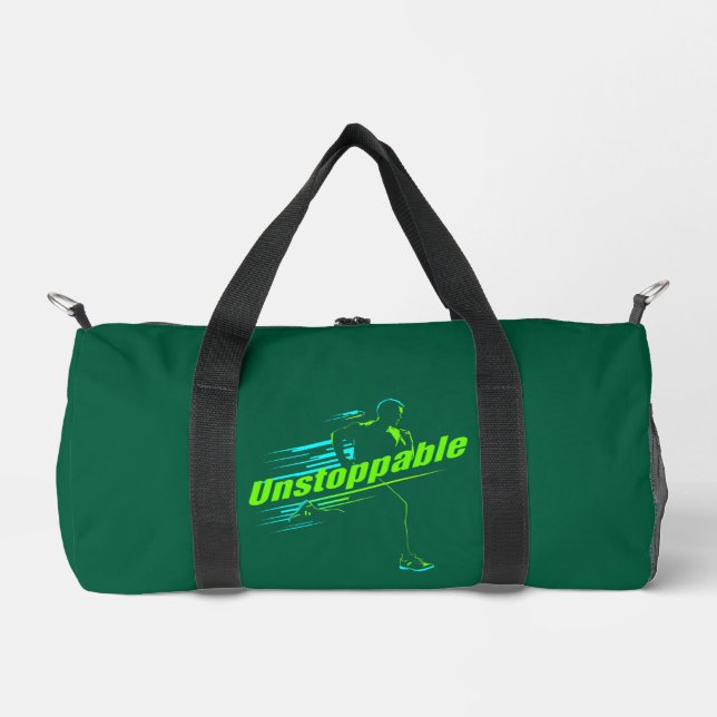 Sac De Sport “Unstoppable” Runner Gym Duffel Bag (Recto)