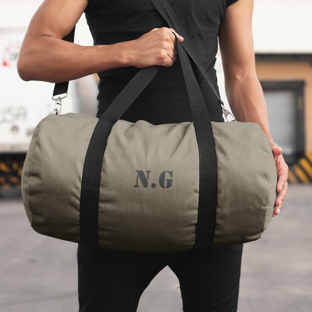 Sac De Sport Utilitaire de style militaire vert armée (Créateur téléchargé)