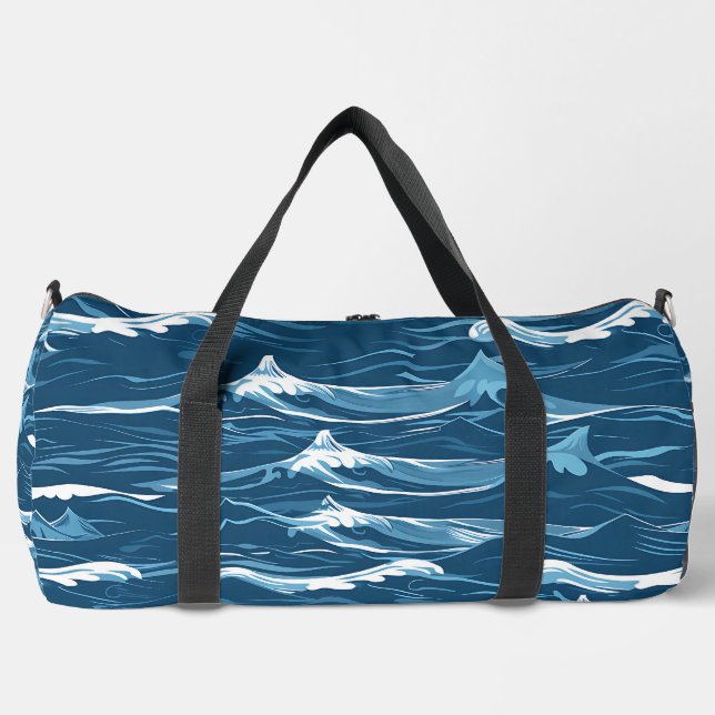 Sac De Sport Vagues bleues (Recto)