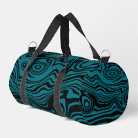 Vagues personnalisées en noir et bleu Couleurs per