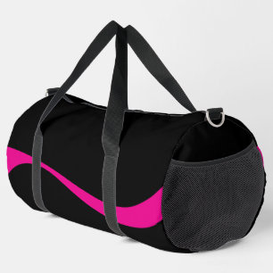 Sac De Sport Vagues simples 2 en Magenta et noir