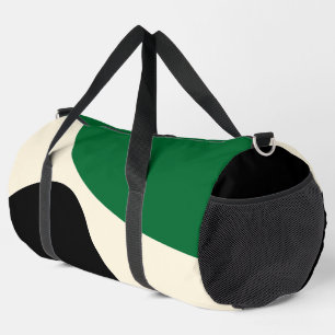 Sac De Sport Vagues simples 4 en vert, crème et noir