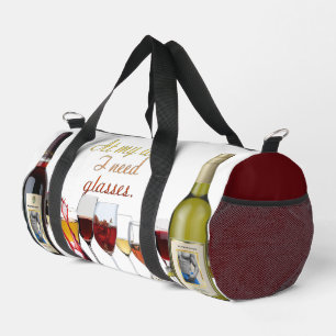 Sac De Sport Verres à vin SlipperyJoe's jeu de mots coquin roug