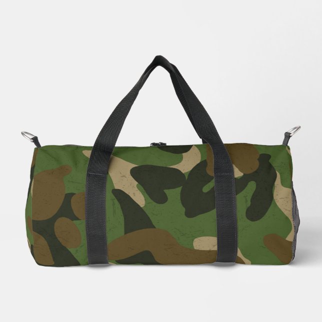 Sac De Sport Vert camouflage (Recto)