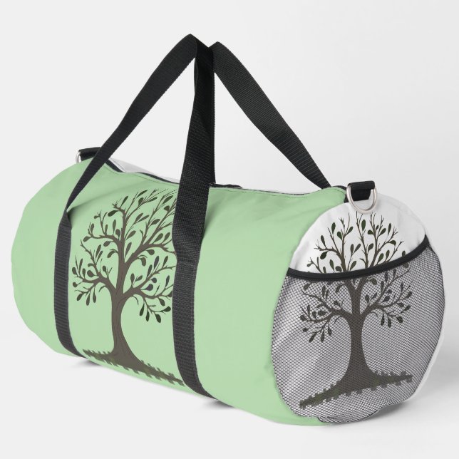 Sac de Sport vert pâle Arbre de Vie (Coin droit)