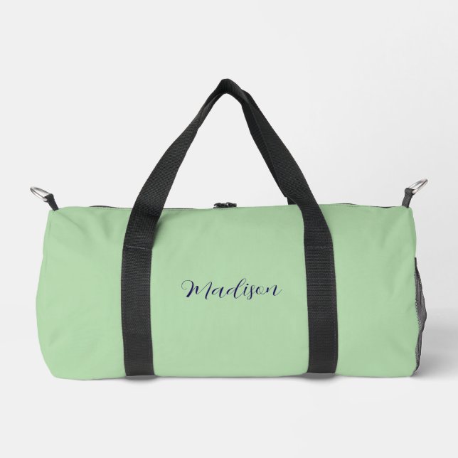 Sac De Sport Vert sauge doux  (Recto)