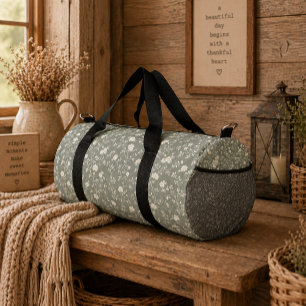 Sac De Sport Vert sauge floral, Maison de campagne, Cottagecore
