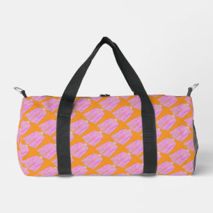 Sac De Sport Veste Rose Gymnase Athlète Carry Sur Voyage Orange
