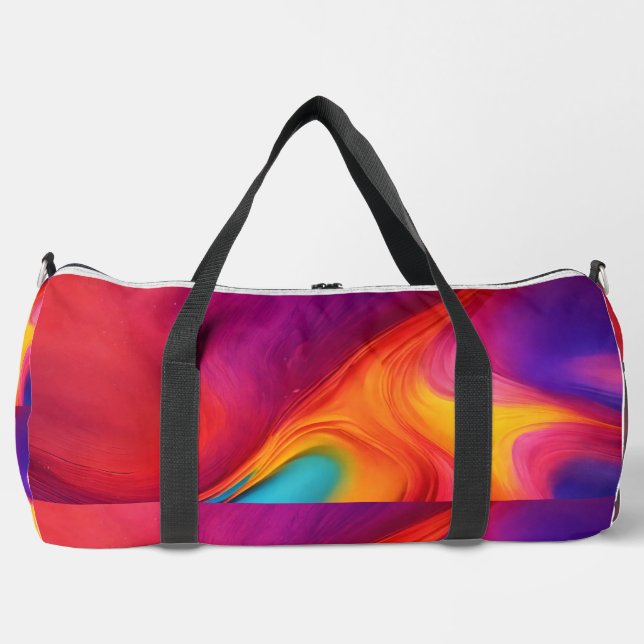 Sac De Sport "Vibrant Gradient Splash Bag Texture : (Recto)