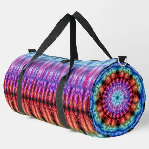 Sac De Sport Vibrant Tie Dye Kaleidoscope Rainbow Mandala