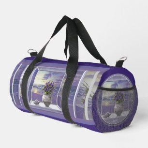 Sac De Sport violettes dans un bocal de lune