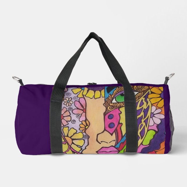 Sac De Sport Visage printanier  (Recto)