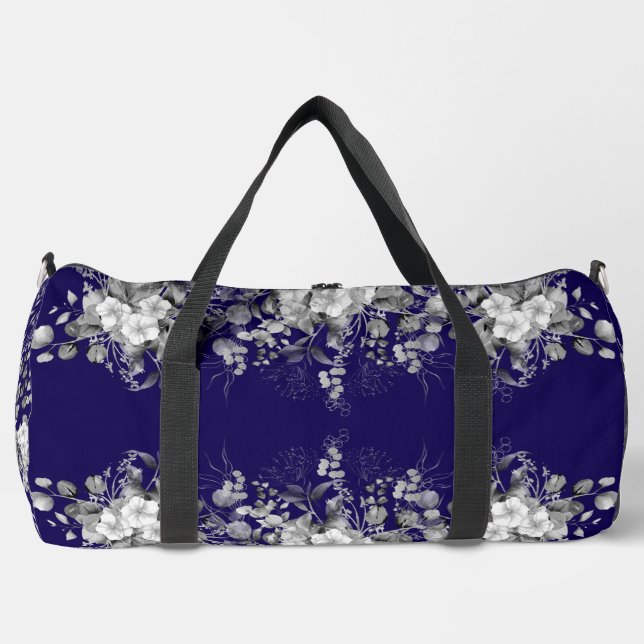 Sac De Sport Voyage Blue Blossom (Recto)