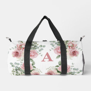 Sac De Sport Voyageurs de rose rose pâle sur mesure Monogramme