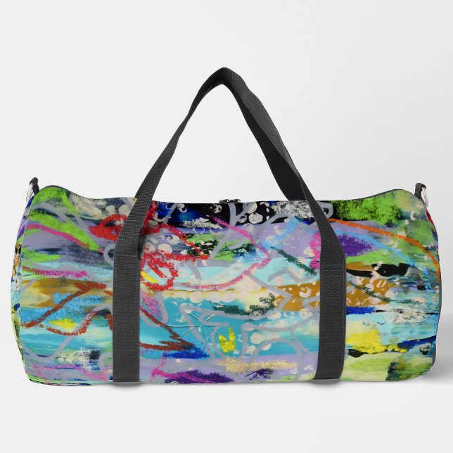 Sac De Sport Warm Layers by Lydia's Art Sangria (Recto)