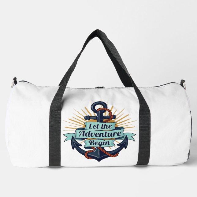 Sac De Sport Week-end aventure ancre nautique (Recto)