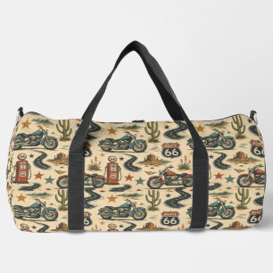 Sac De Sport Week-end moto Route 66 Voyage Americana